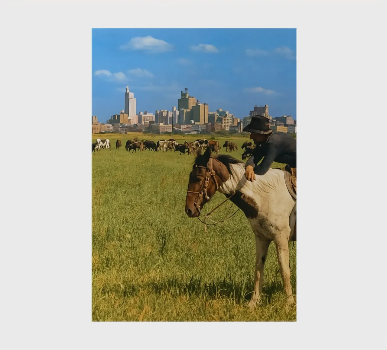 young man herding cows in the meadow notebook by tamarind
