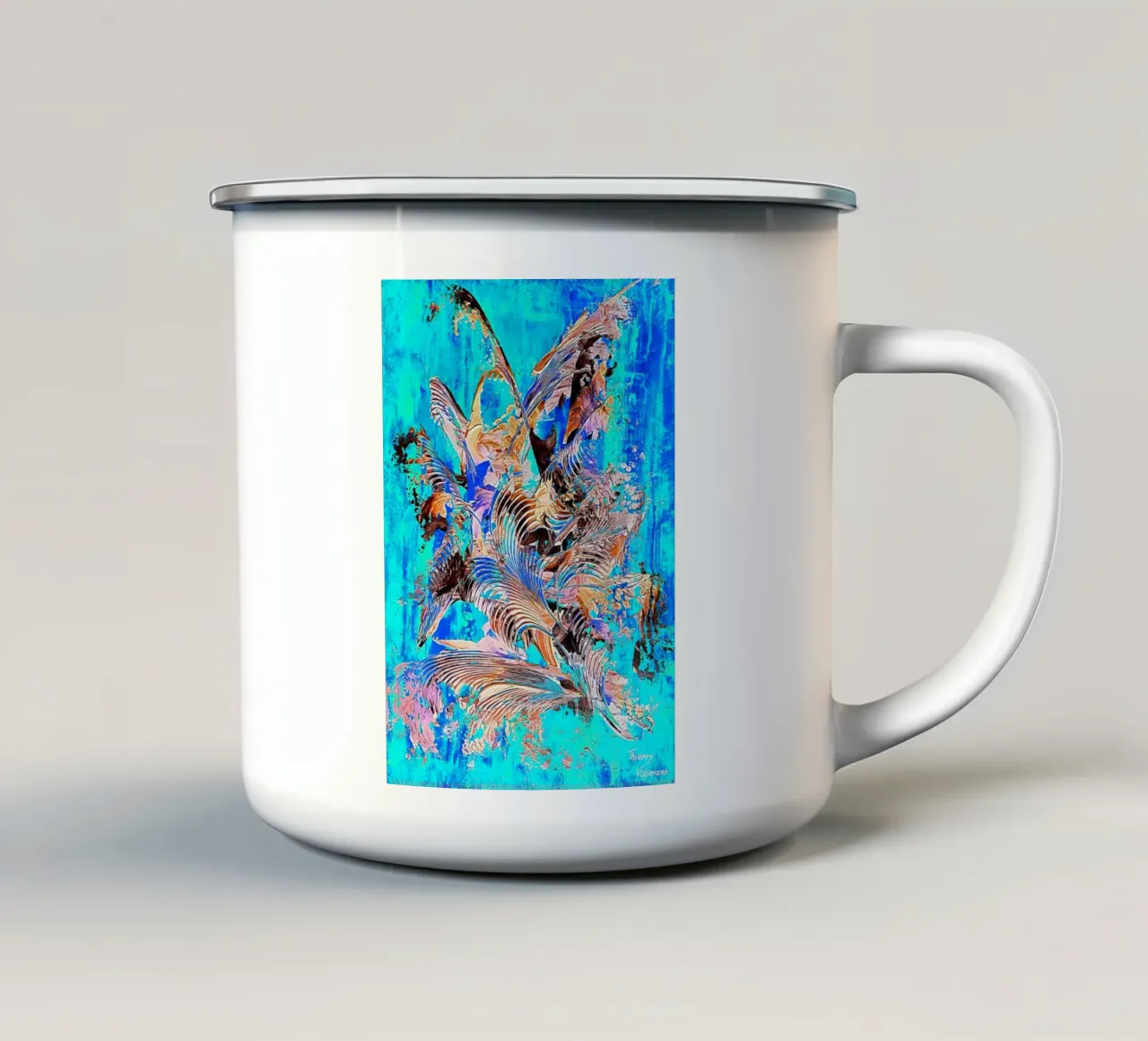 IDEAL GIFT 100 invers. tazza in smalto da Little treasures for your home