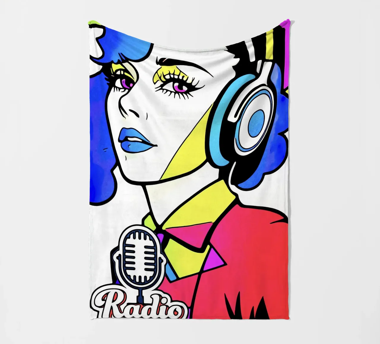 Radio coperta in pile da ZAMART - PopArt