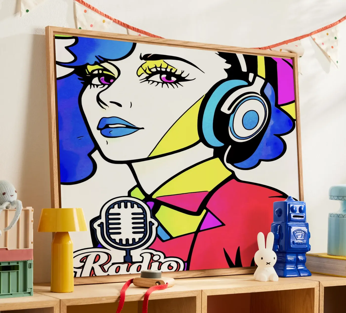 Radio plexiglas de ZAMART - PopArt