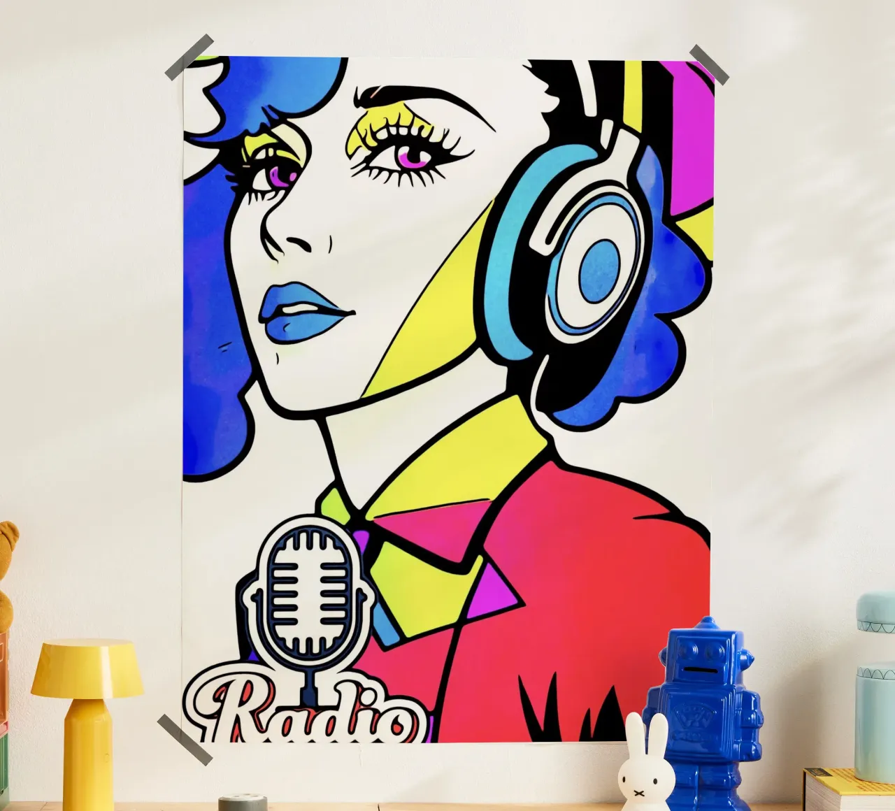 Radio poster da ZAMART - PopArt