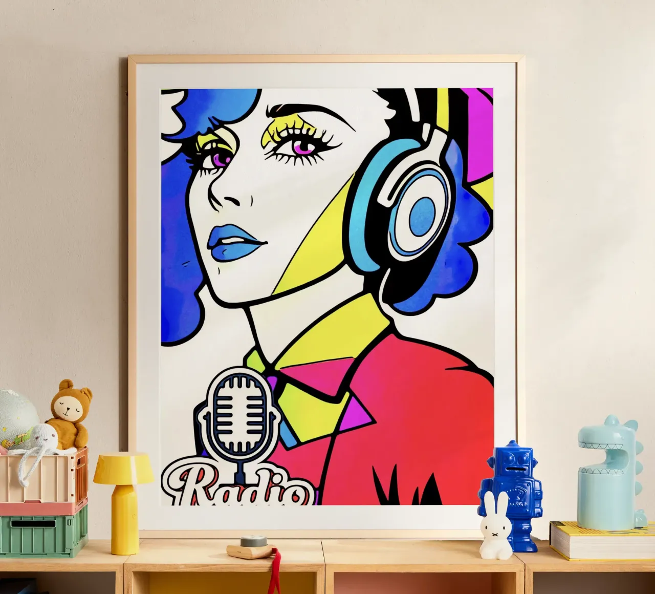 Radio poster da ZAMART - PopArt