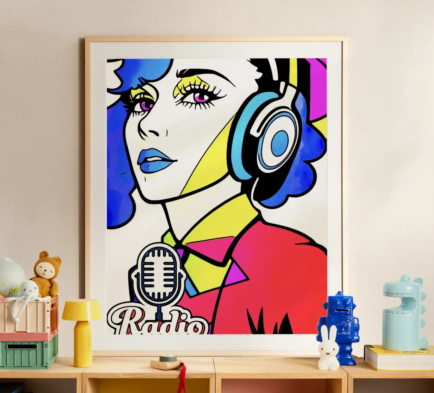 Radio poster da ZAMART - PopArt