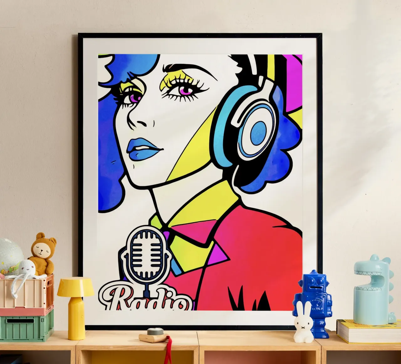 Radio poster da ZAMART - PopArt