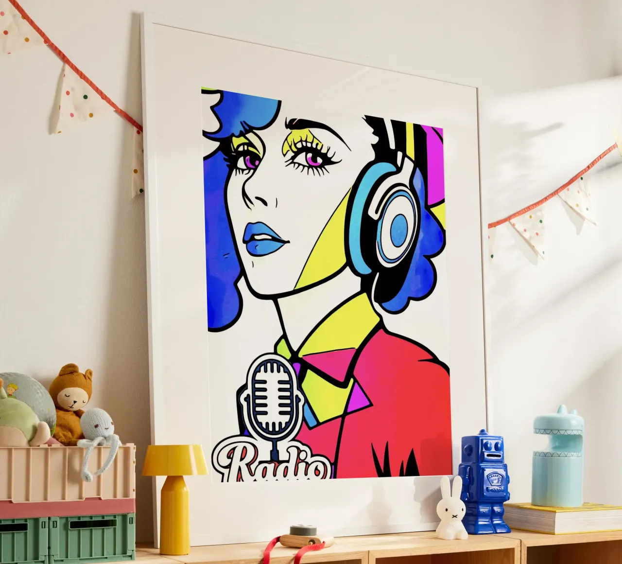 Radio poster da ZAMART - PopArt