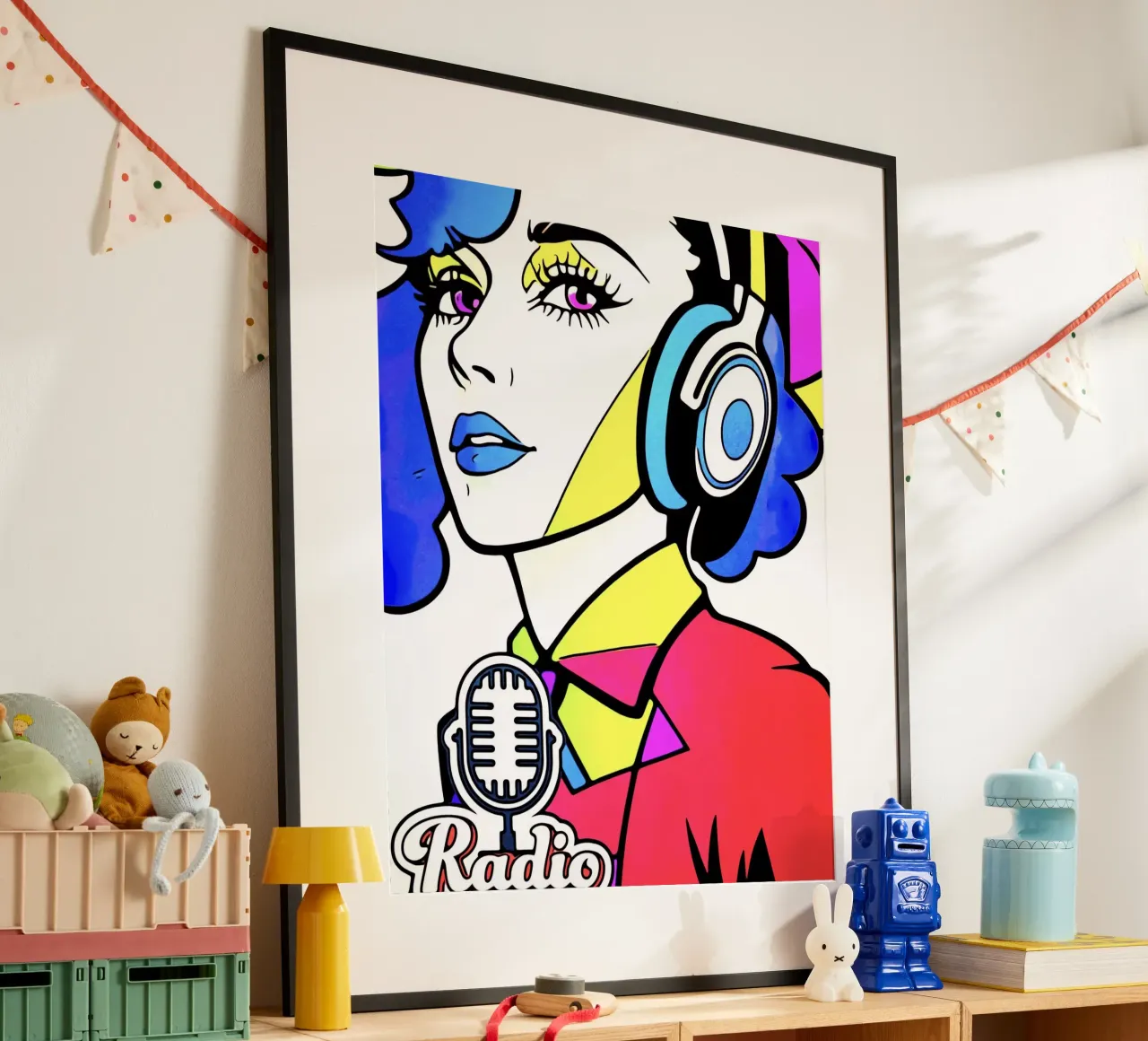 Radio poster da ZAMART - PopArt