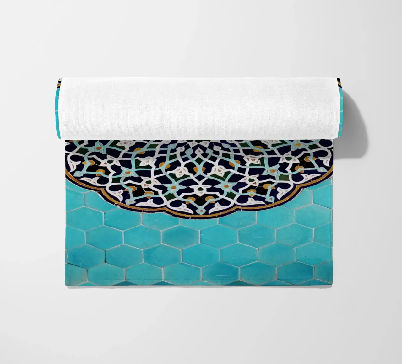 Un mosaico in una moschea in Iran telo mare da art picture