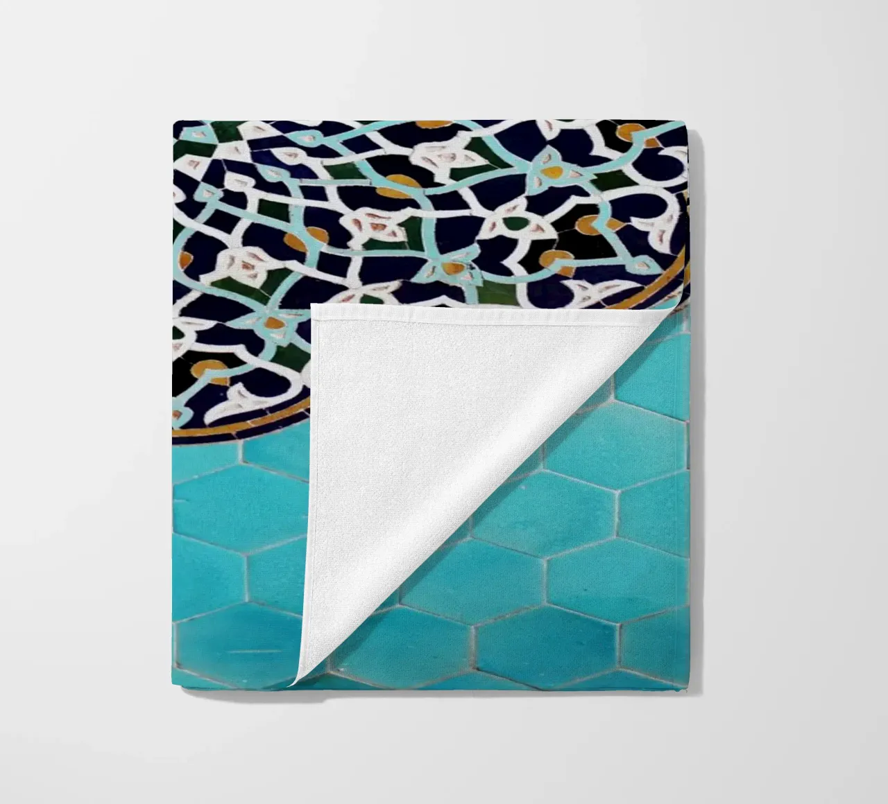 Un mosaico in una moschea in Iran telo mare da art picture