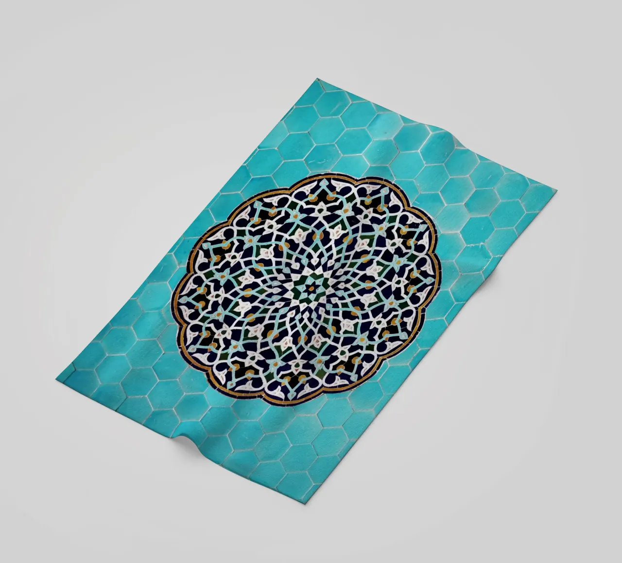 Un mosaico in una moschea in Iran telo mare da art picture