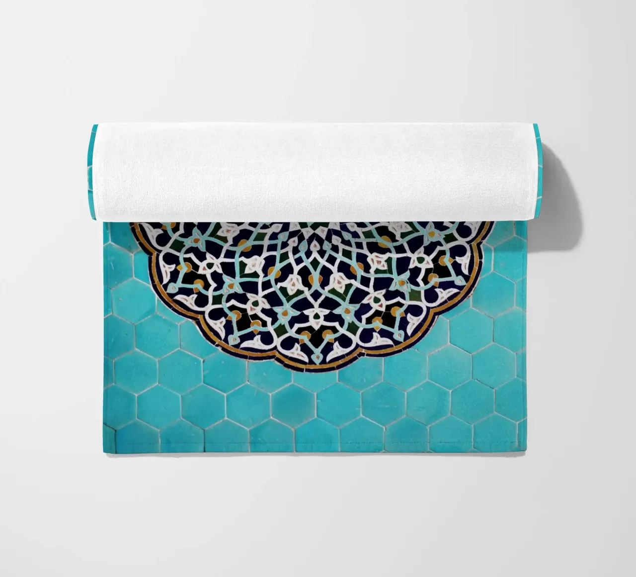 Un mosaico in una moschea in Iran telo mare da art picture