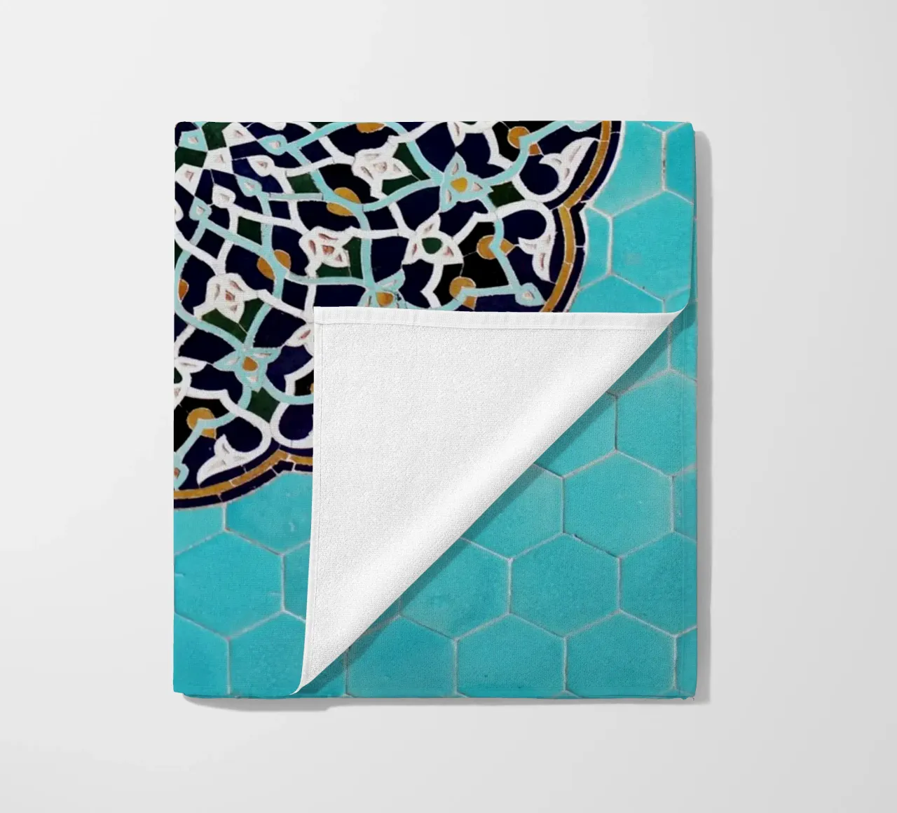 Un mosaico in una moschea in Iran telo mare da art picture