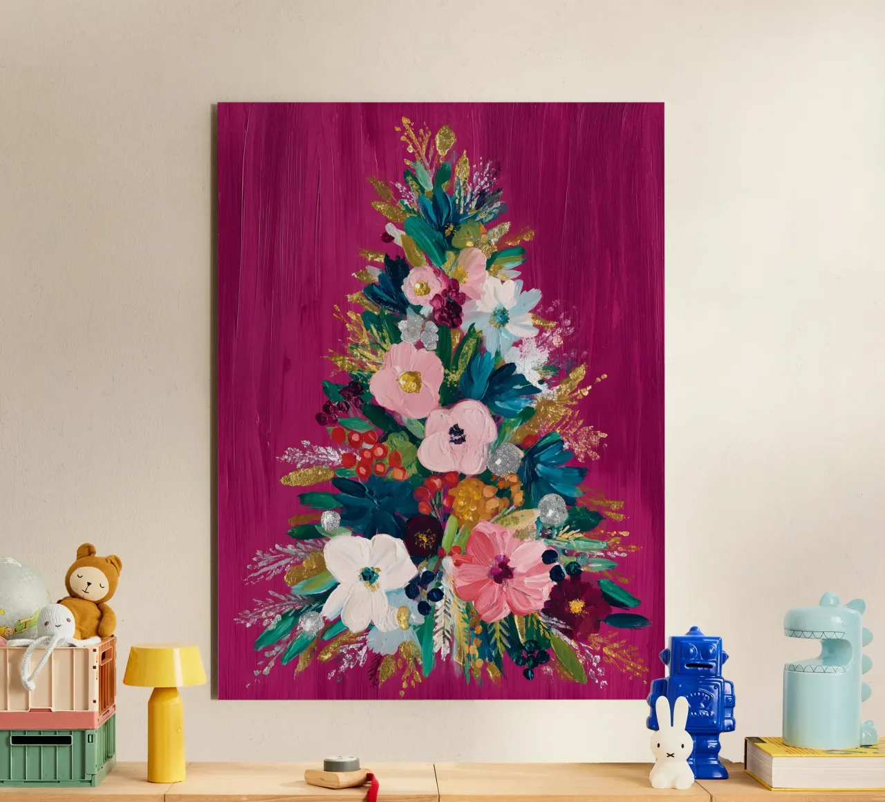 Velvet Bloom Tree alluminio dibond da Velvet Winter Studio