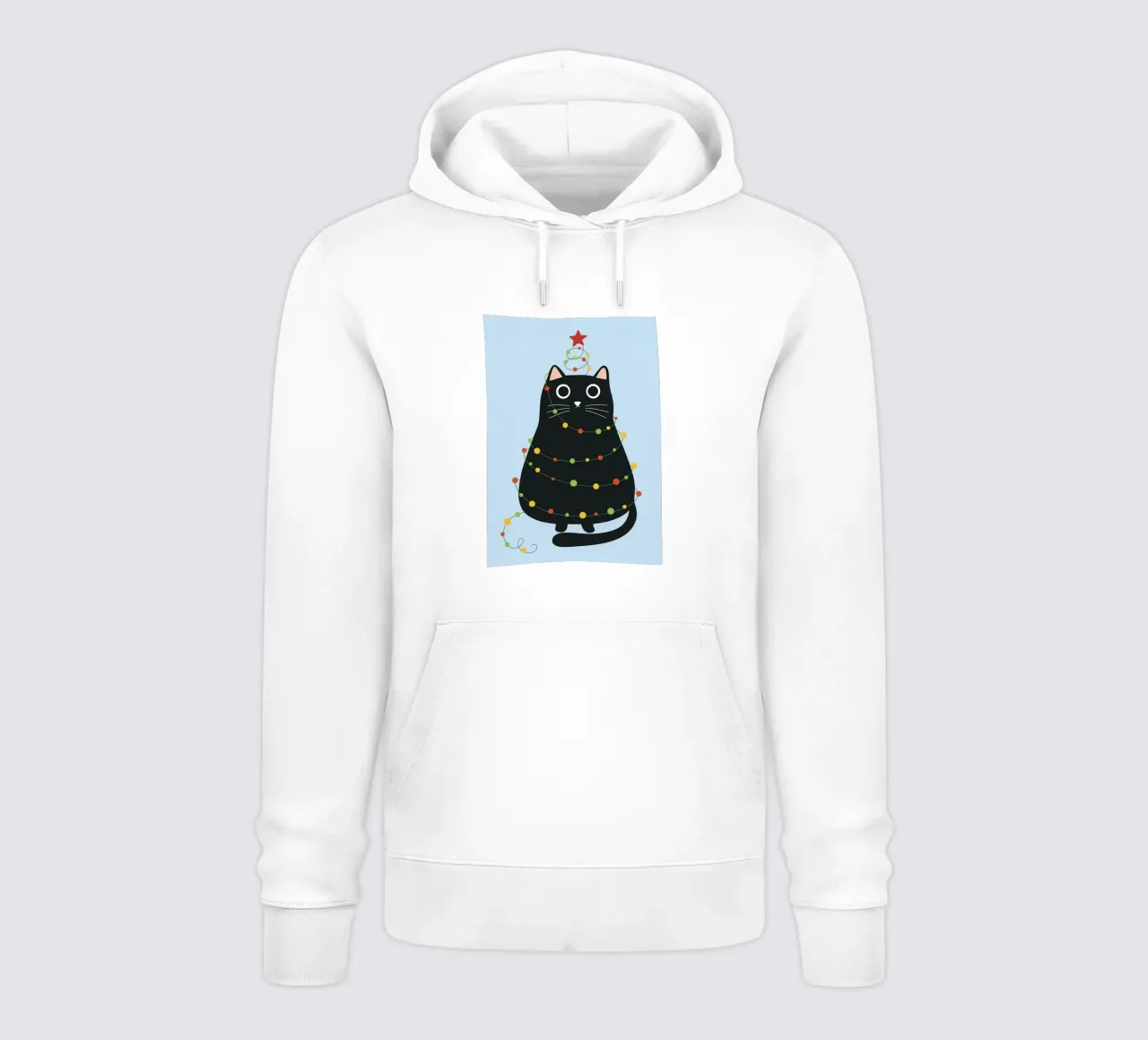 lampada per gatti albero di Natale felpa con cappuccio da Avocadoz