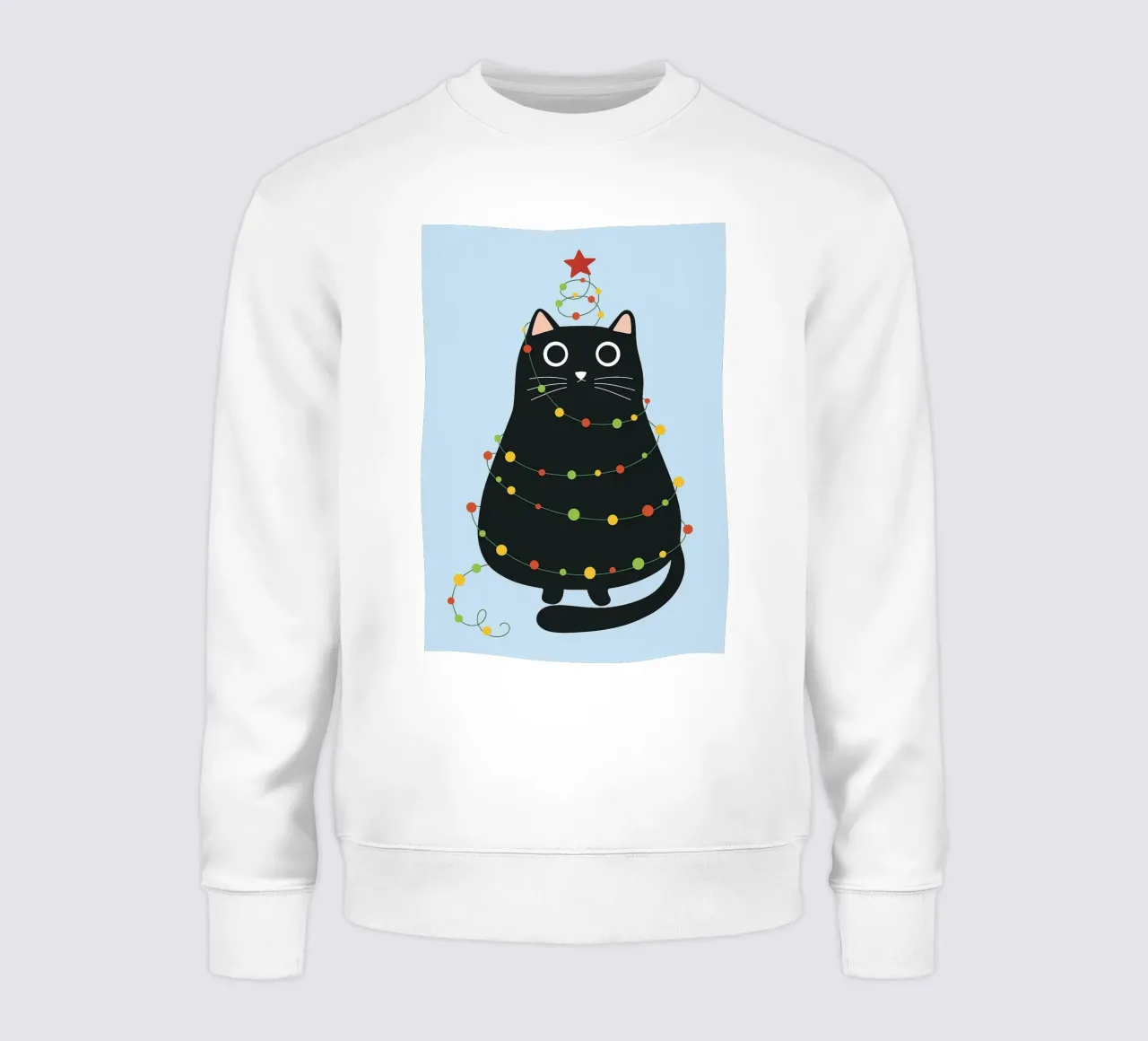 lampada per gatti albero di Natale felpa da Avocadoz