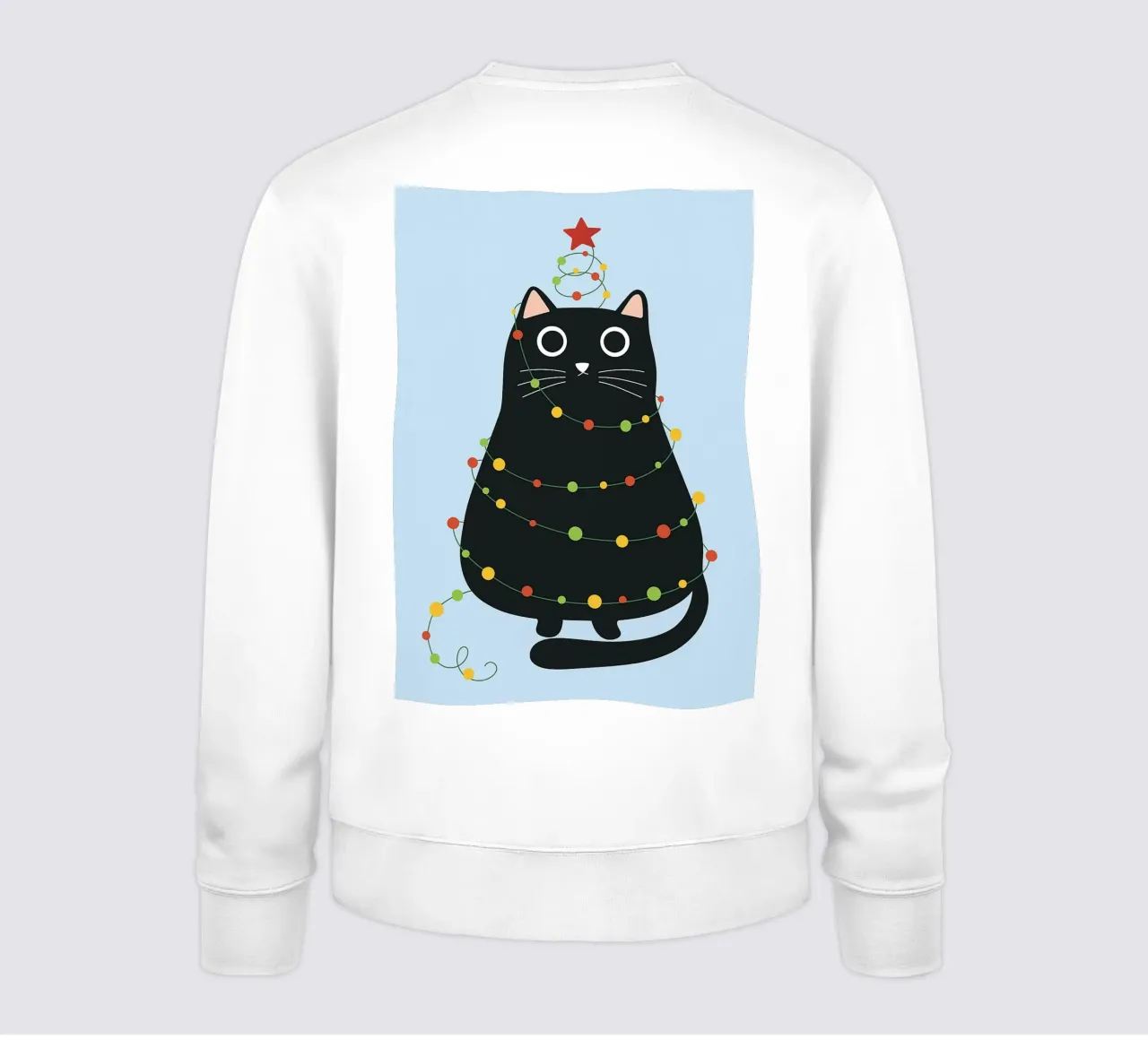lampada per gatti albero di Natale felpa da Avocadoz