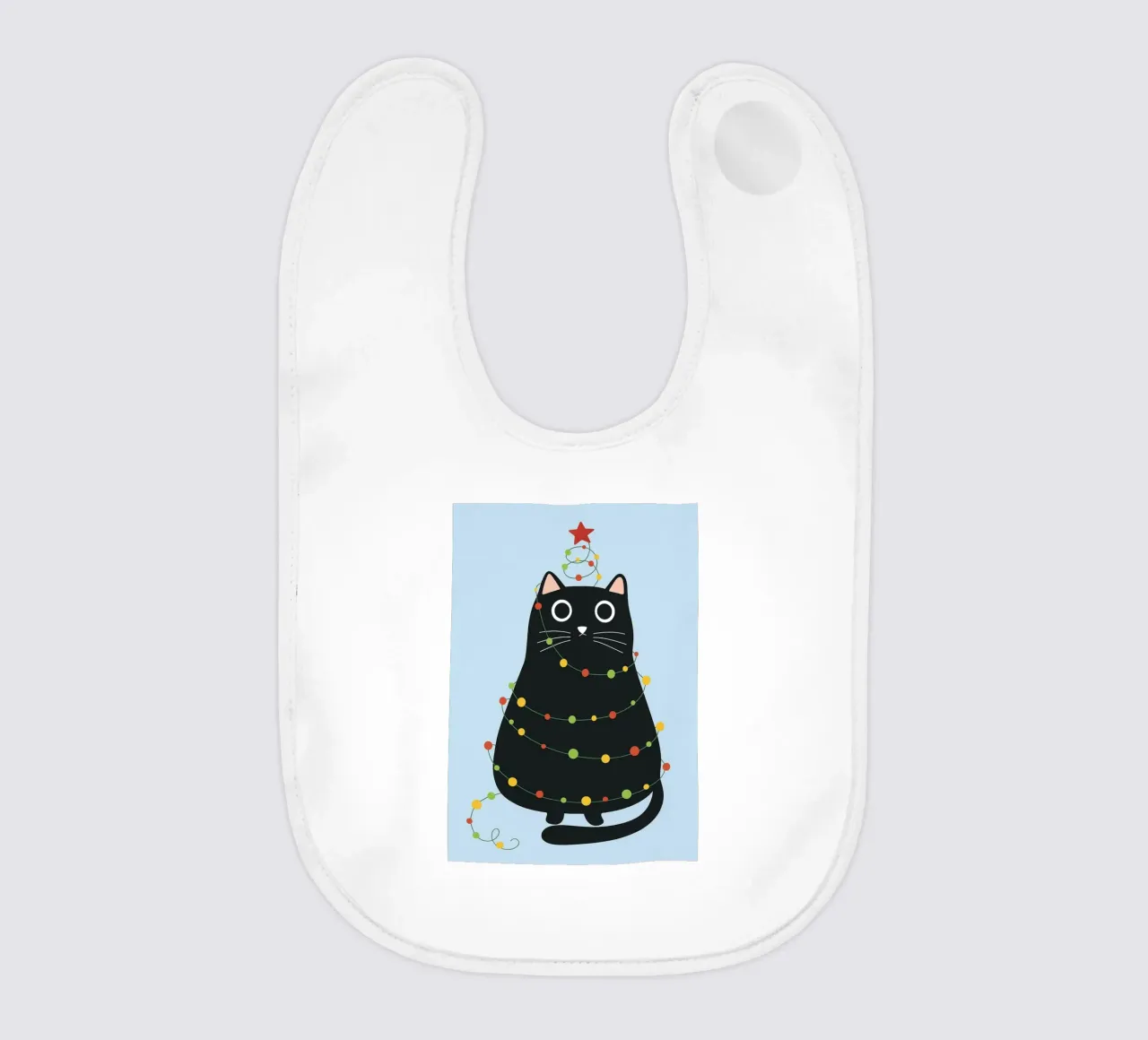 lampada per gatti albero di Natale bavaglino da Avocadoz