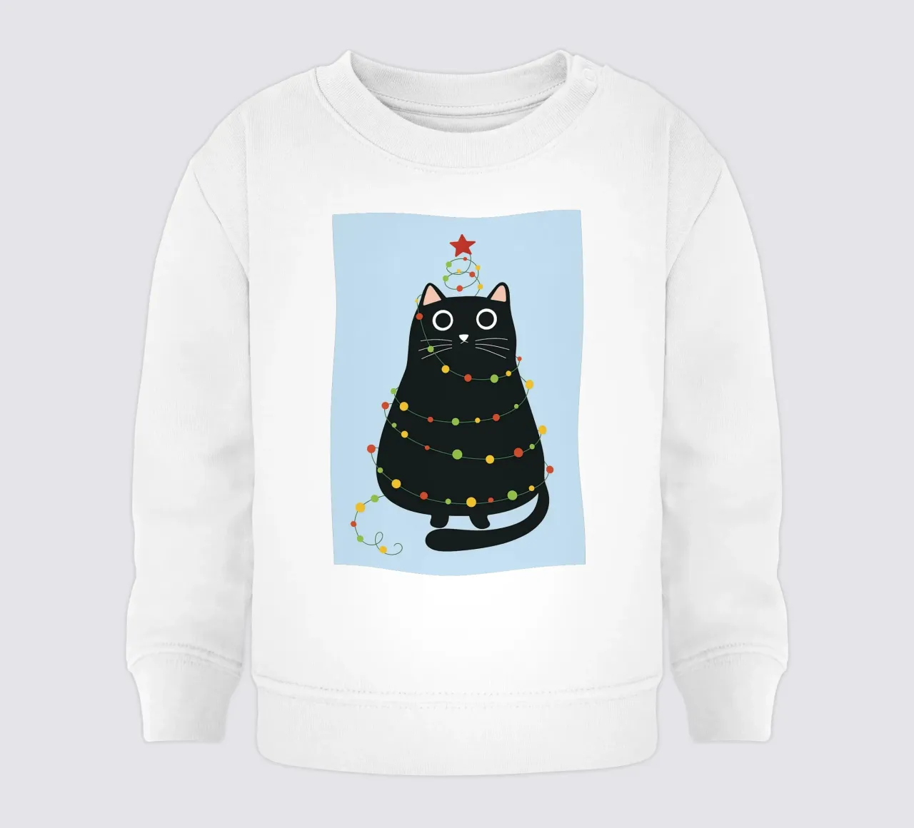 lampada per gatti albero di Natale felpa neonato da Avocadoz