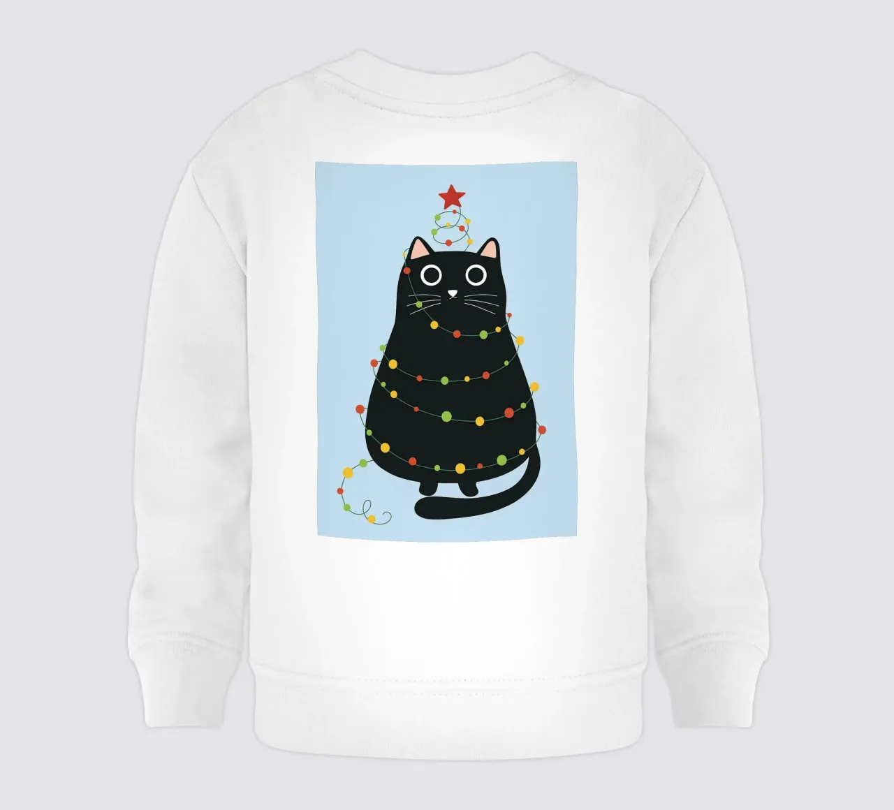 lampada per gatti albero di Natale felpa neonato da Avocadoz