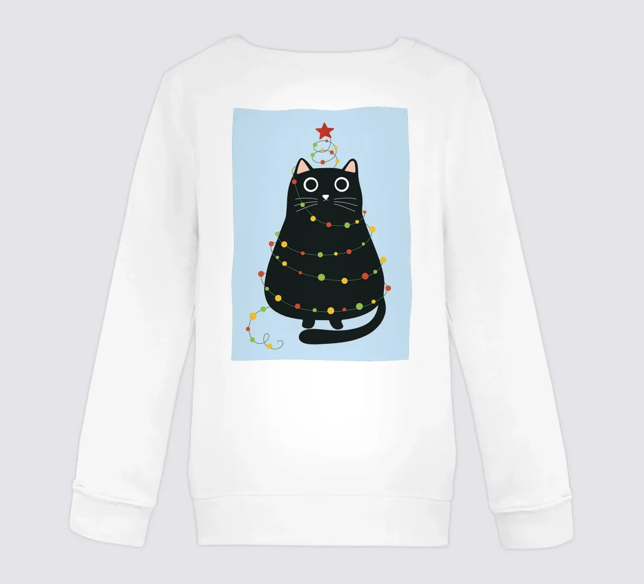 lampada per gatti albero di Natale felpa bambino da Avocadoz