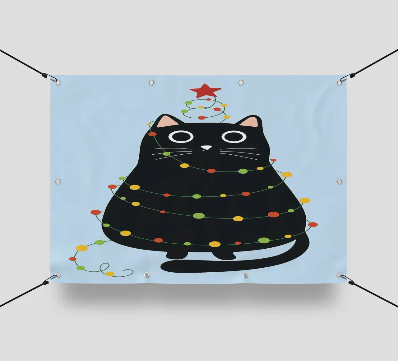 lampada per gatti albero di Natale telo in pvc da Avocadoz