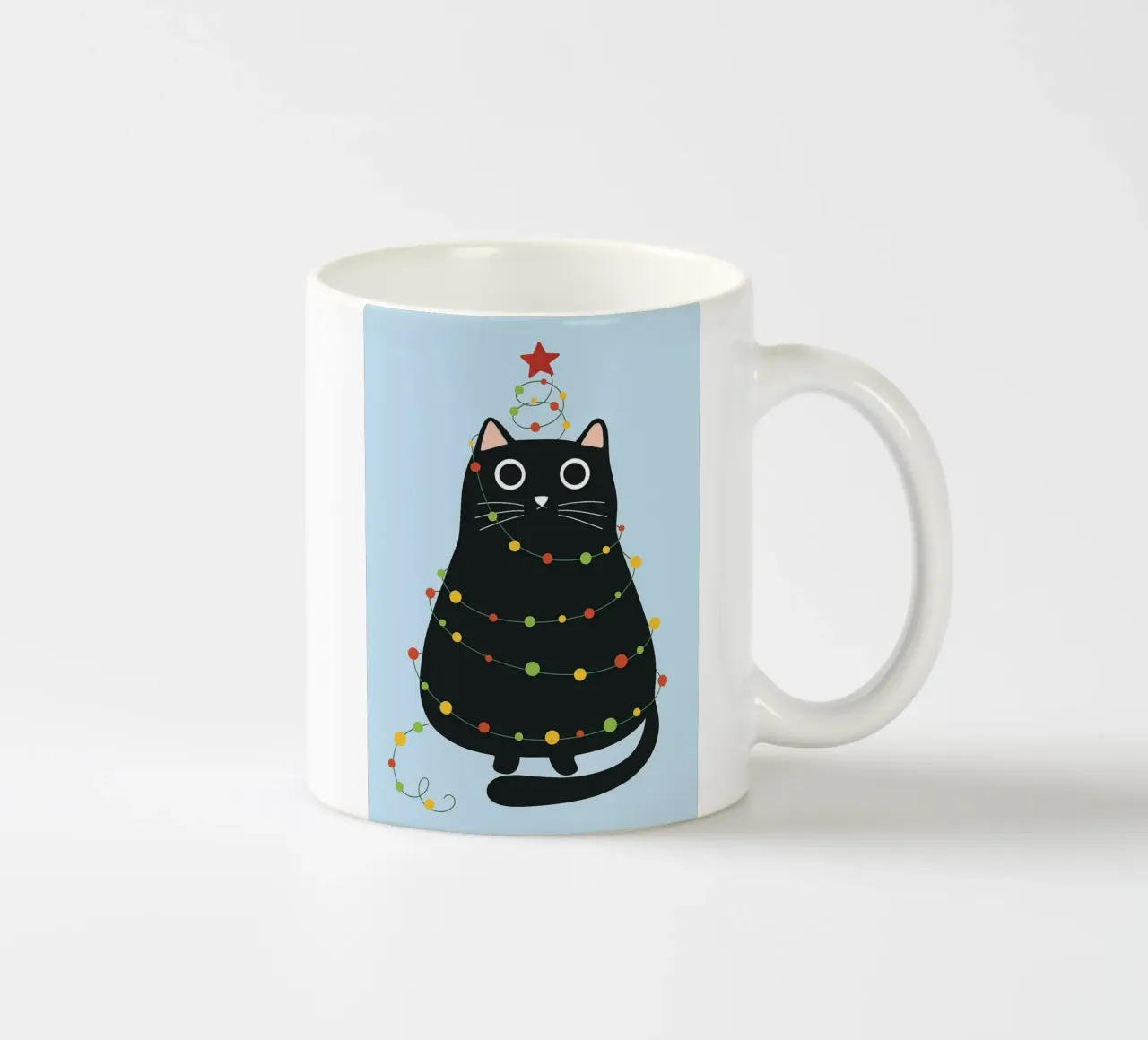 lampada per gatti albero di Natale tazza in ceramica da Avocadoz