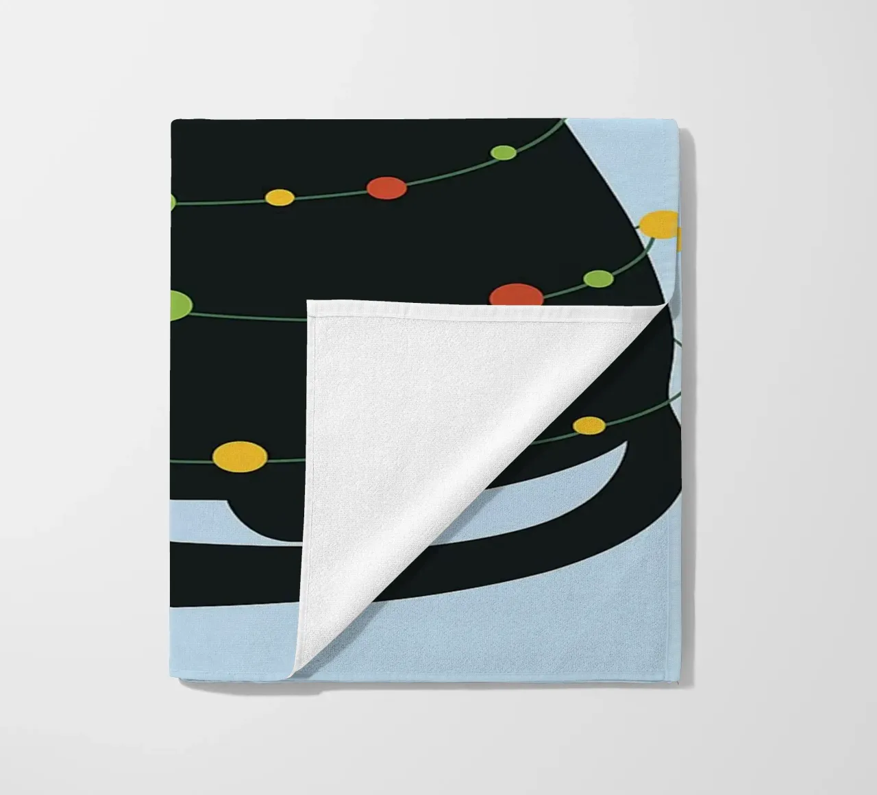 lampada per gatti albero di Natale telo mare da Avocadoz