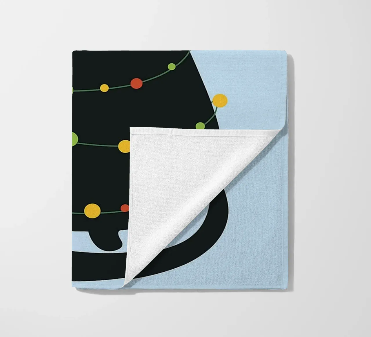 lampada per gatti albero di Natale telo mare da Avocadoz