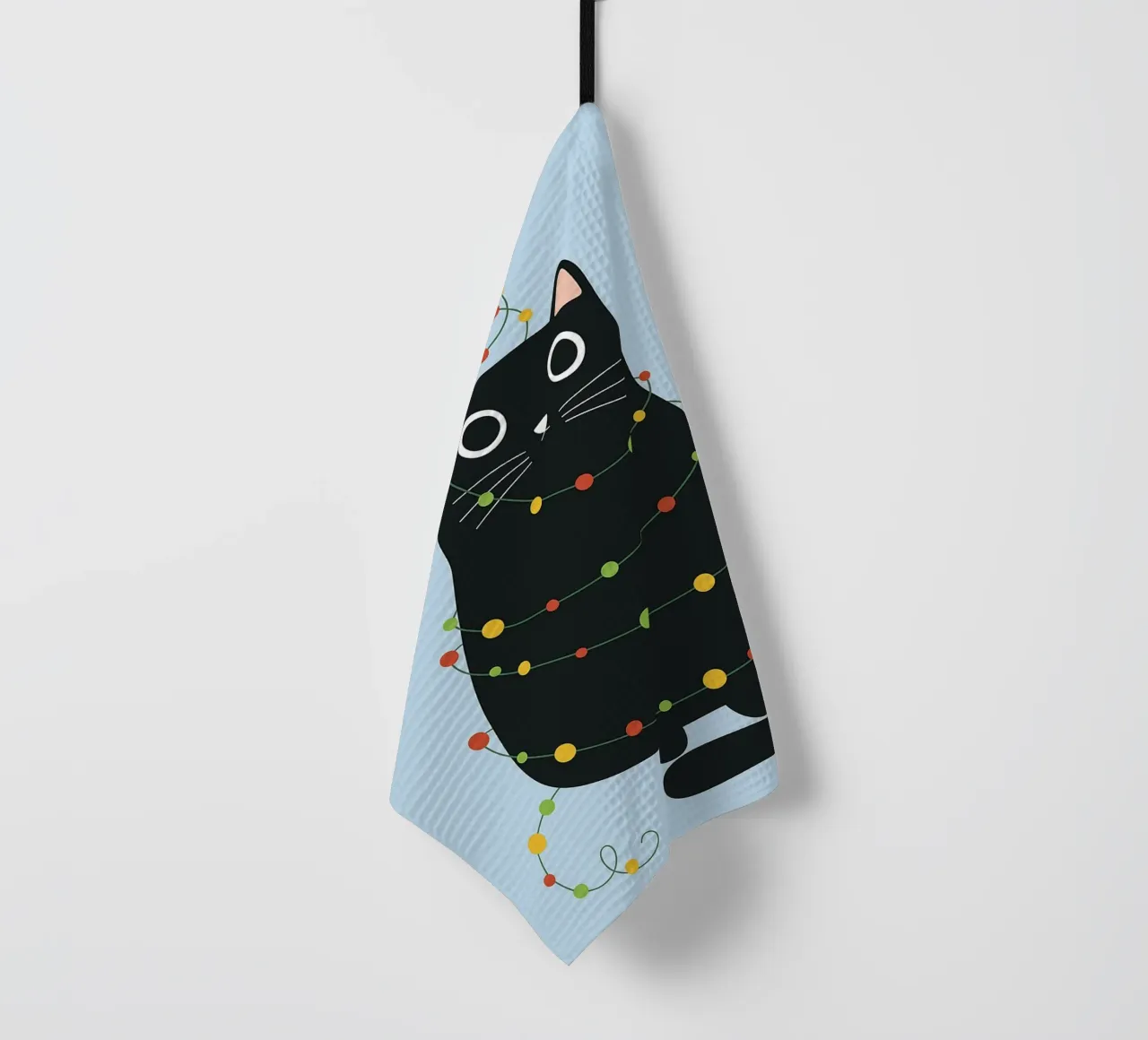lampada per gatti albero di Natale canovaccio da cucina da Avocadoz