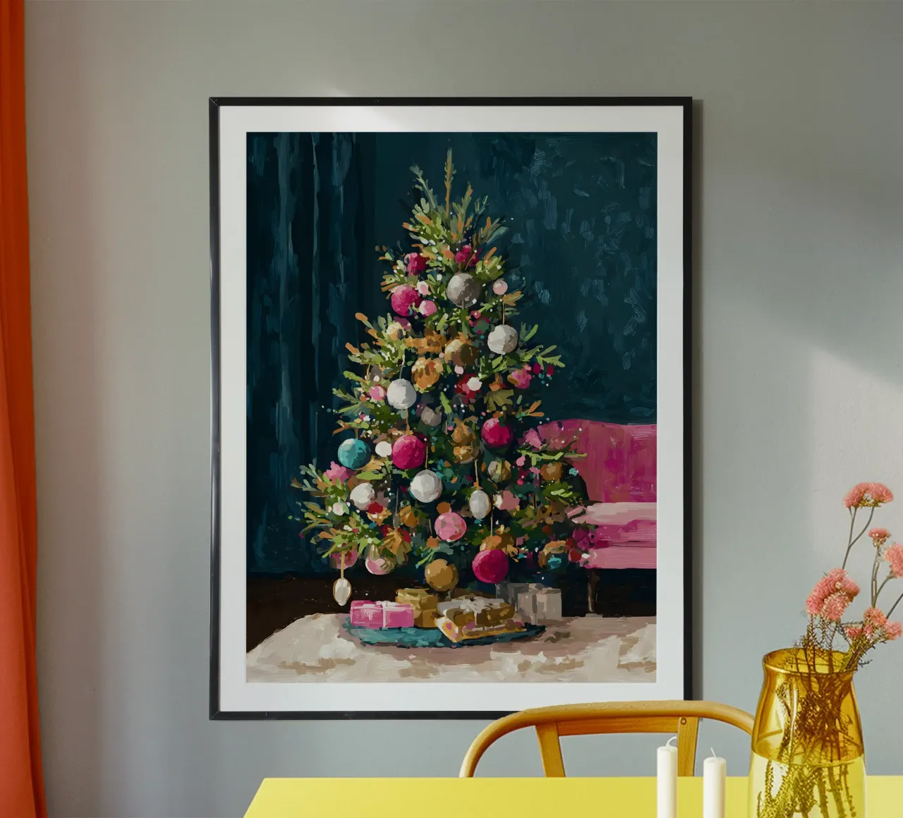 Festive Tree carta hahnemühle da Velvet Winter Studio