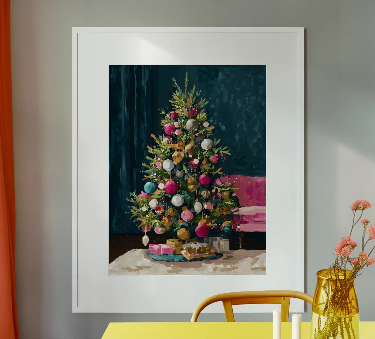 Festive Tree carta hahnemühle da Velvet Winter Studio