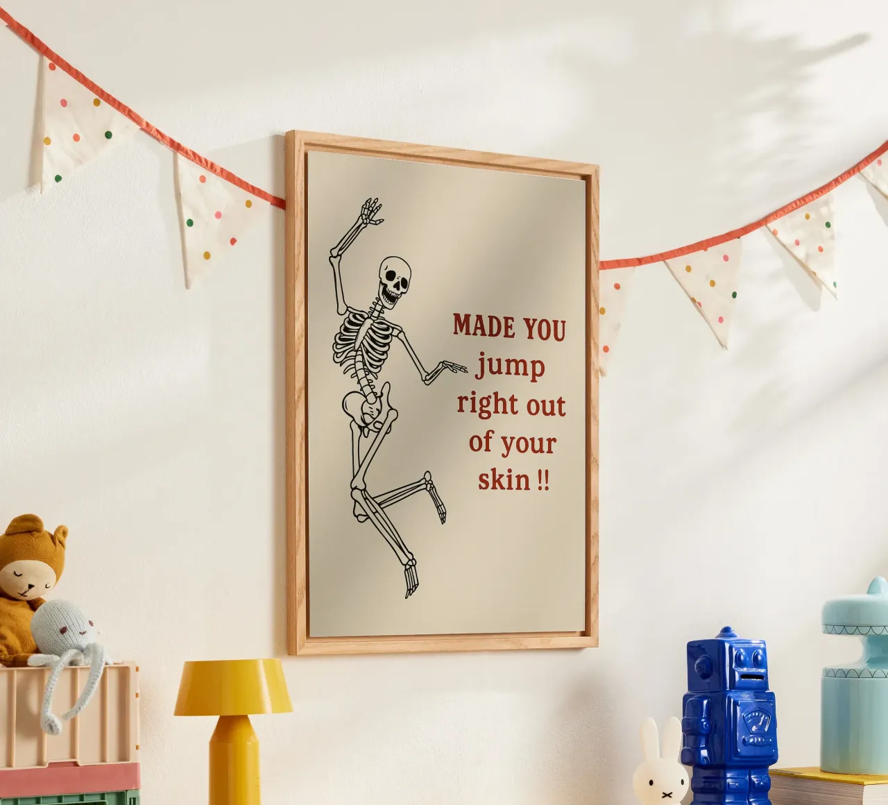 scheletro divertente plexiglass da Avocadoz