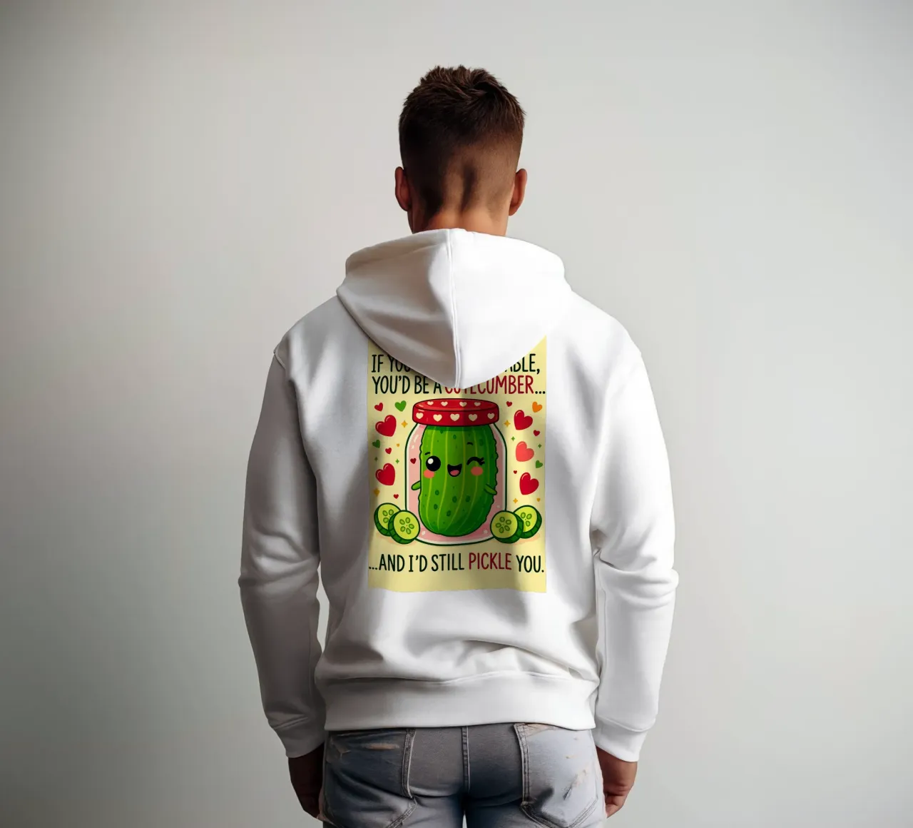 Se fossi un vegetale, saresti un cetriolo da taglio felpa con cappuccio da Avocadoz