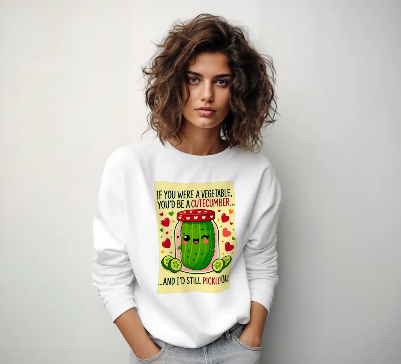 Se fossi un vegetale, saresti un cetriolo da taglio felpa da Avocadoz