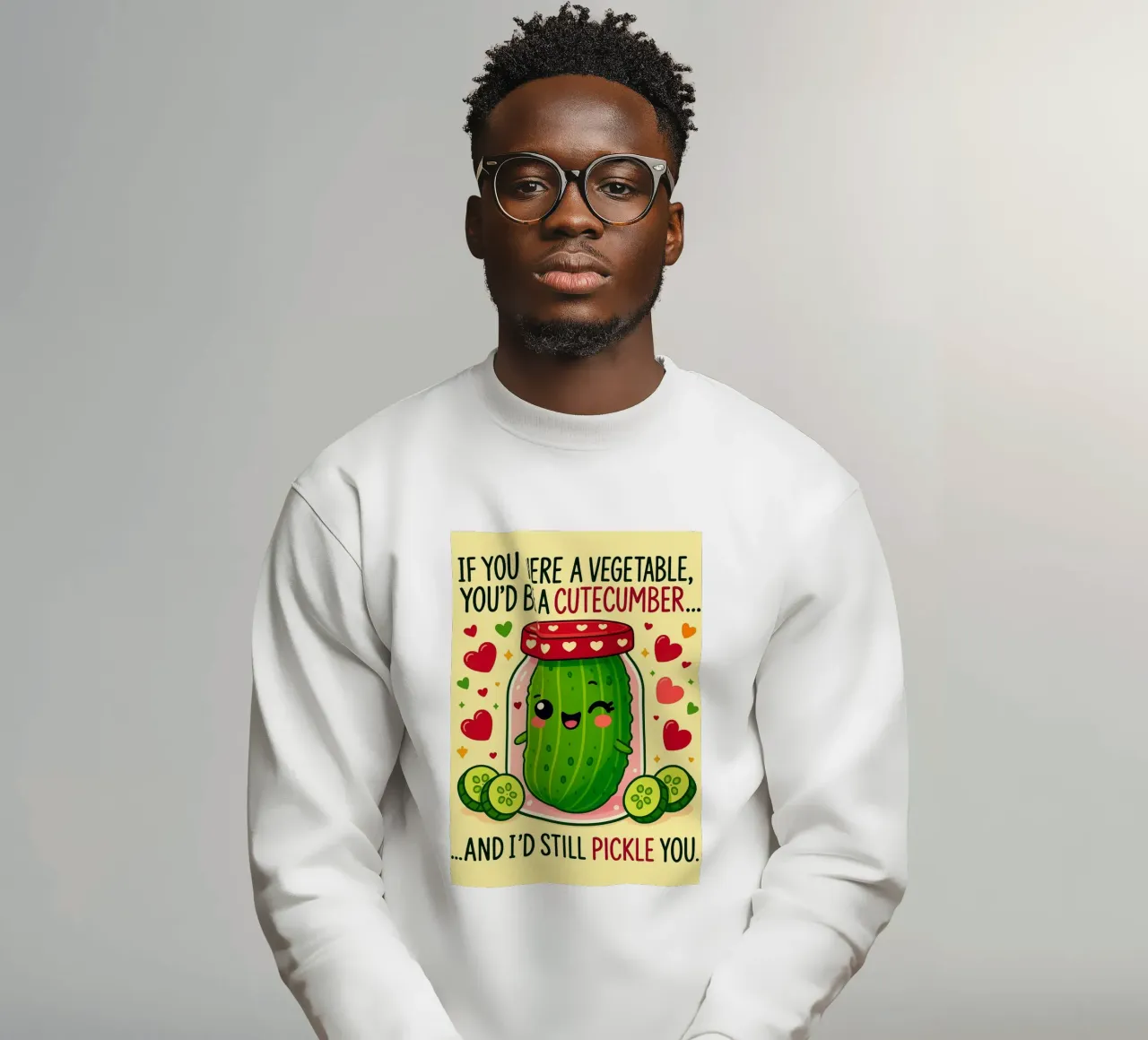 Se fossi un vegetale, saresti un cetriolo da taglio felpa da Avocadoz