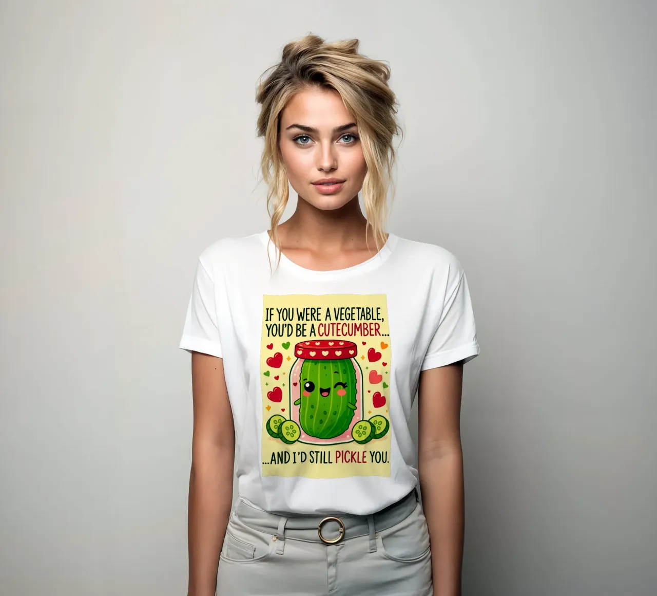 Se fossi un vegetale, saresti un cetriolo da taglio t-shirt da donna da Avocadoz