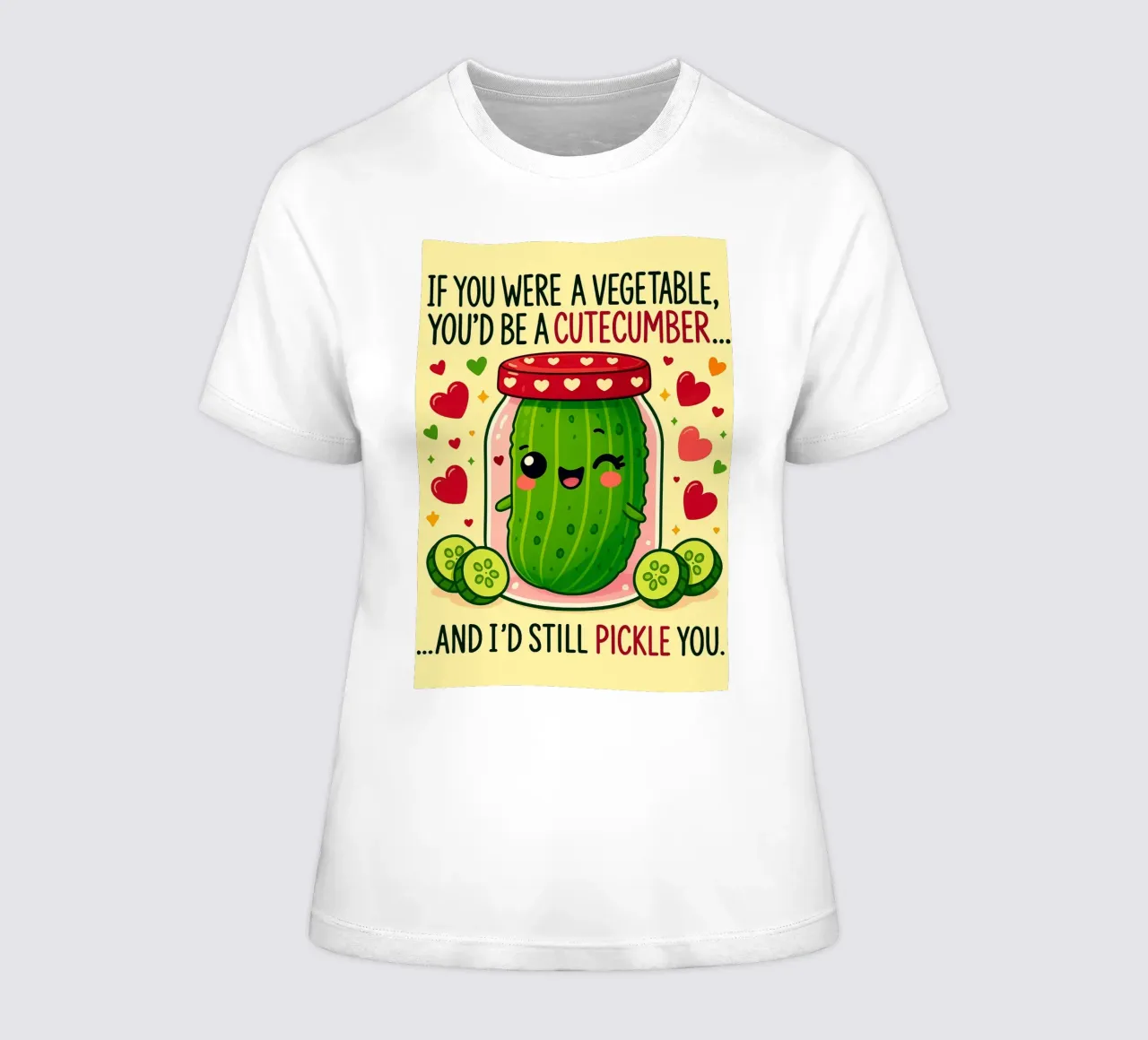 Se fossi un vegetale, saresti un cetriolo da taglio t-shirt da donna da Avocadoz