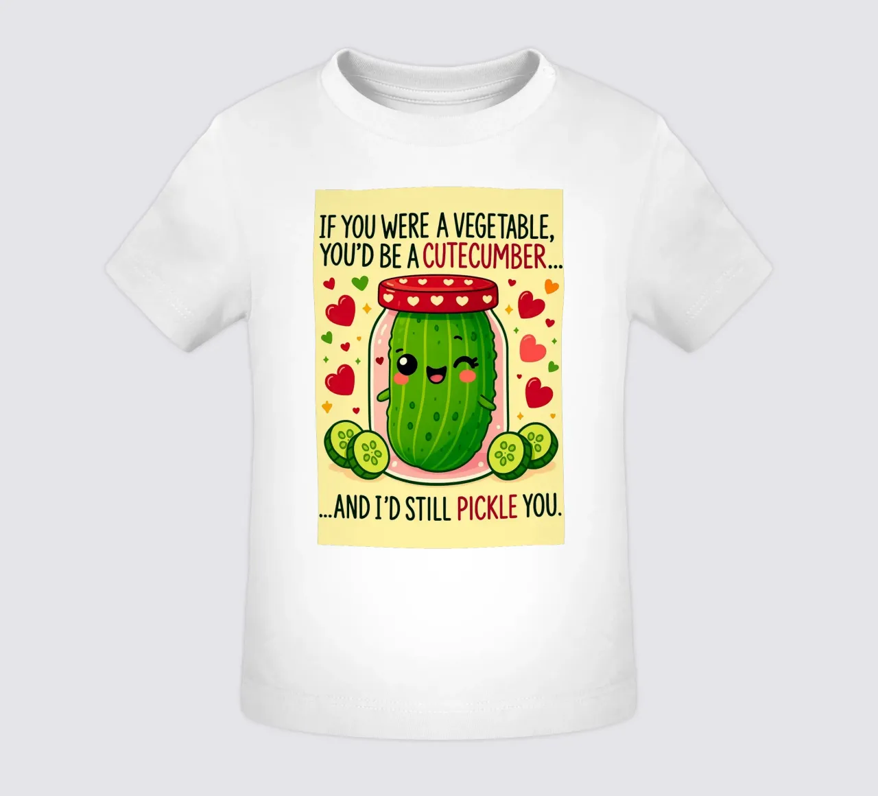 Se fossi un vegetale, saresti un cetriolo da taglio maglietta neonato da Avocadoz