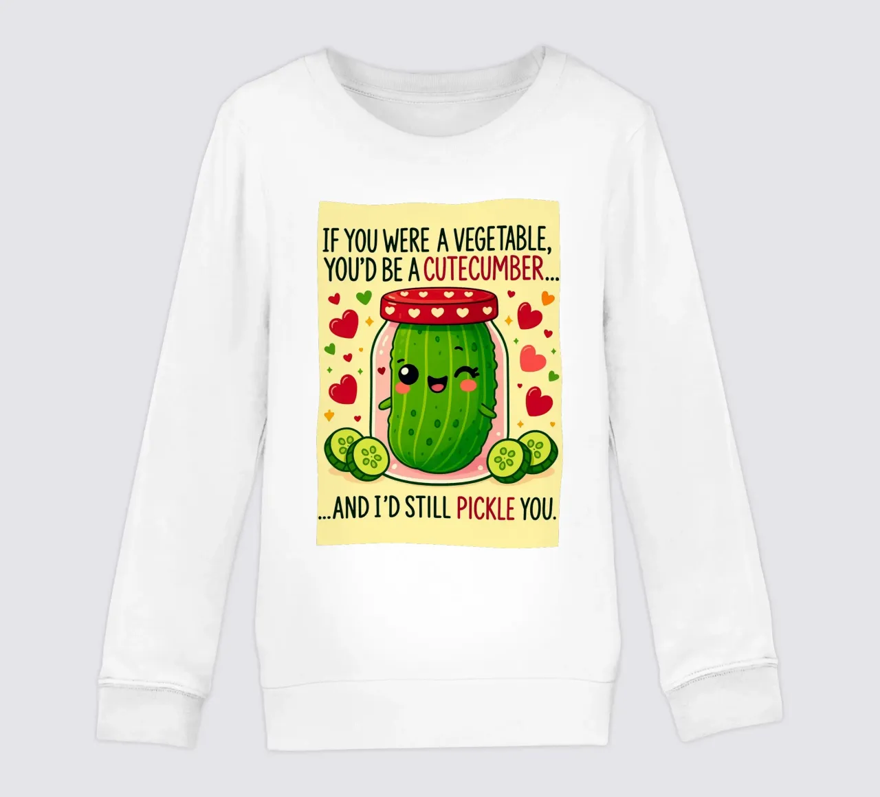 Se fossi un vegetale, saresti un cetriolo da taglio felpa bambino da Avocadoz