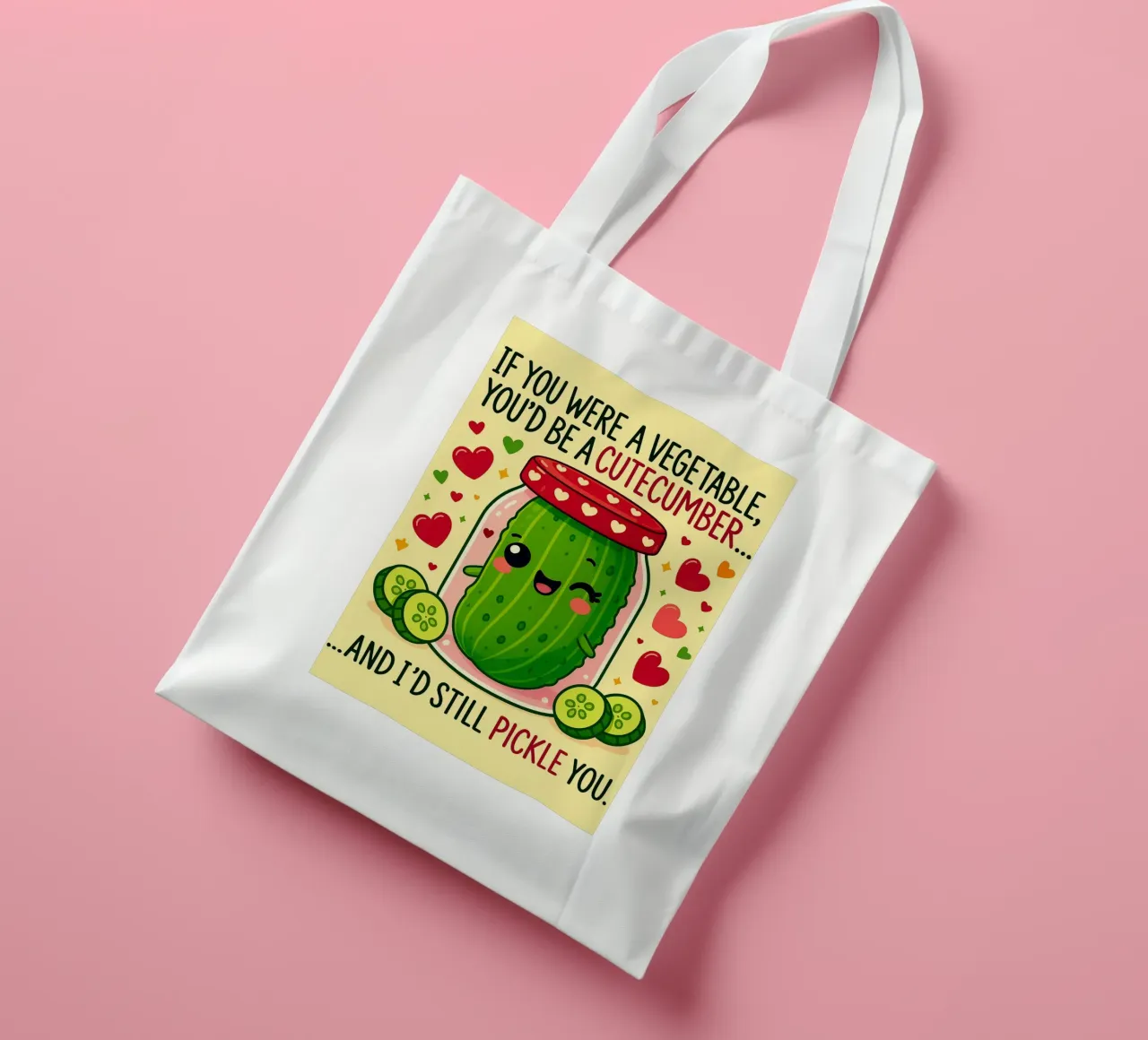 Se fossi un vegetale, saresti un cetriolo da taglio borsa in juta da Avocadoz
