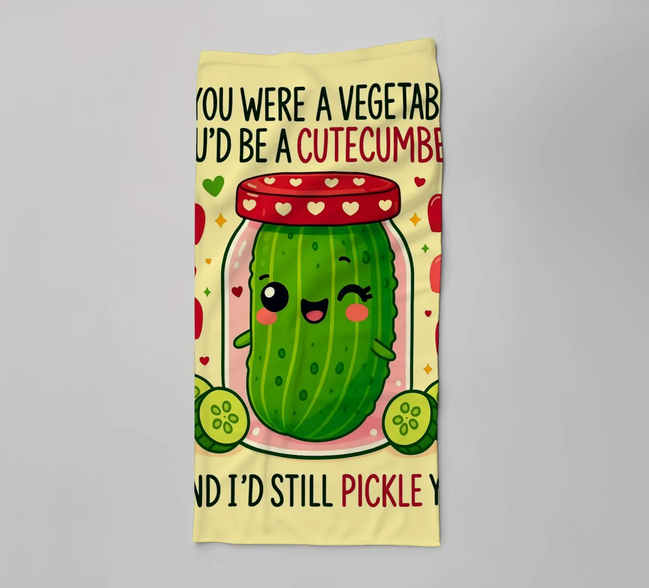 Se fossi un vegetale, saresti un cetriolo da taglio asciugamano da bagno da Avocadoz