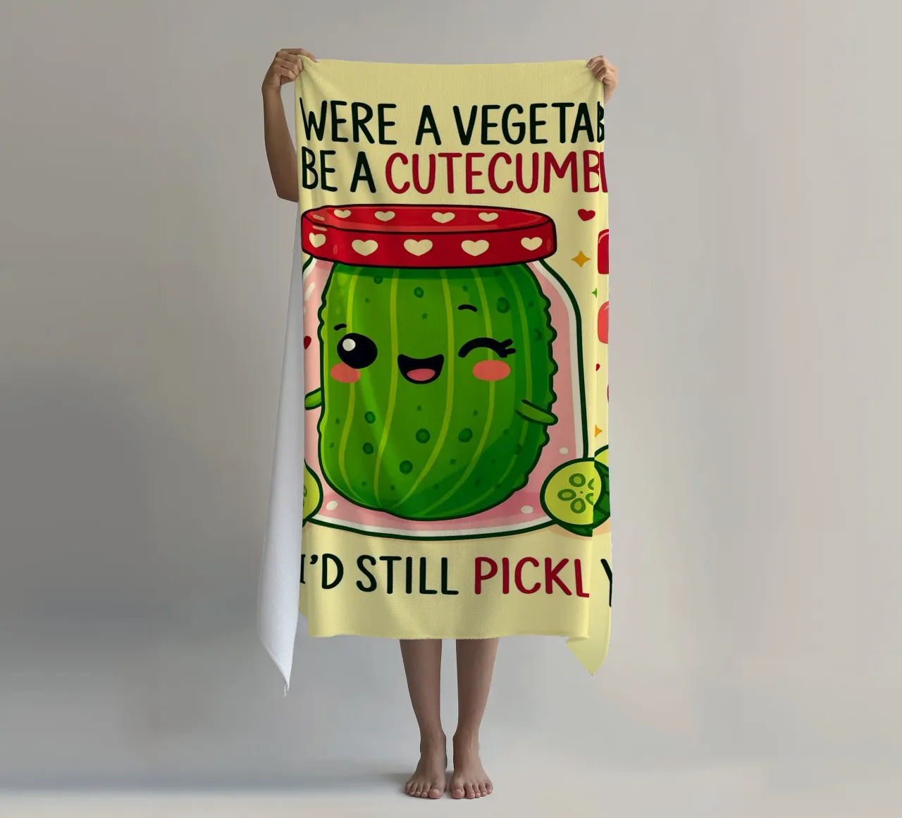 Se fossi un vegetale, saresti un cetriolo da taglio telo mare da Avocadoz