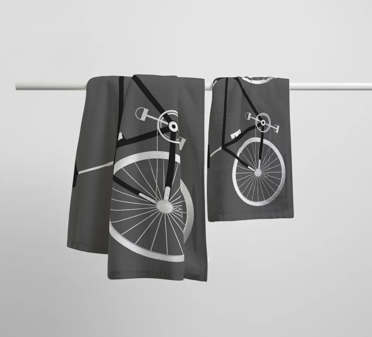 the strong bicycle asciugamano da bagno da scoten