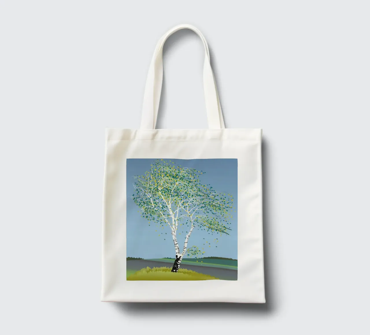 epic tree leaf borsa in juta da scoten