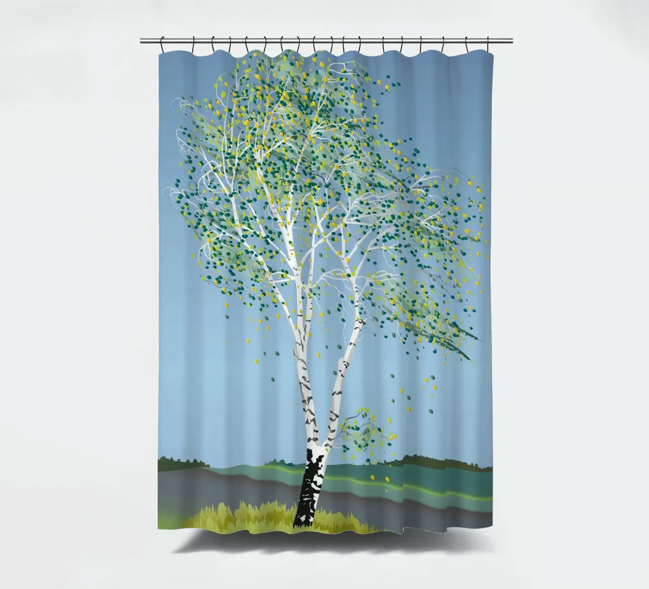 epic tree leaf tenda da doccia da scoten
