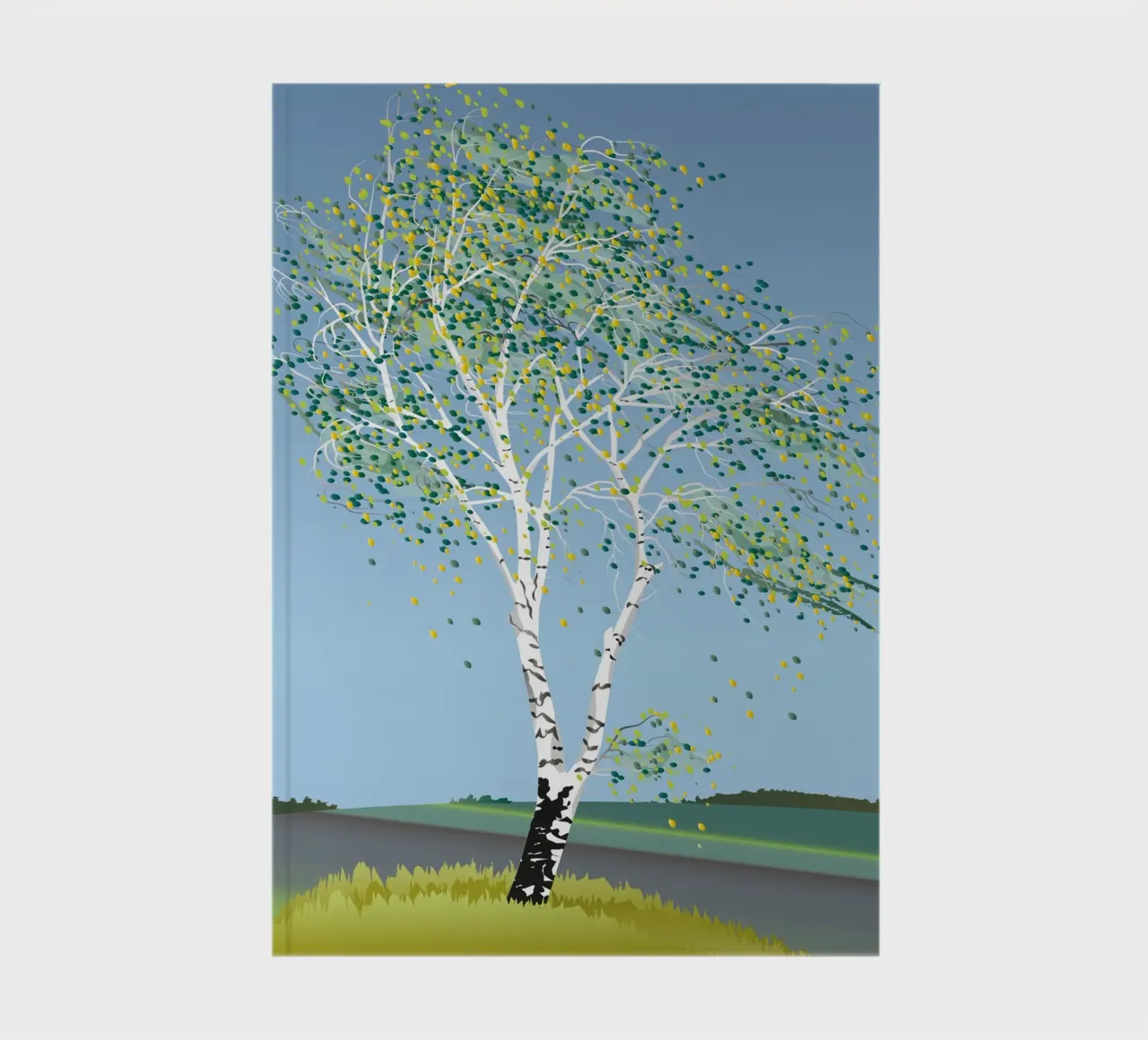 epic tree leaf notebook by scoten