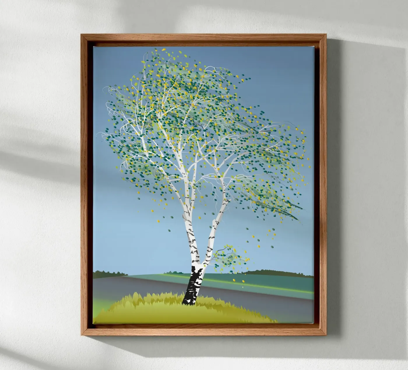 epic tree leaf canvas by scoten