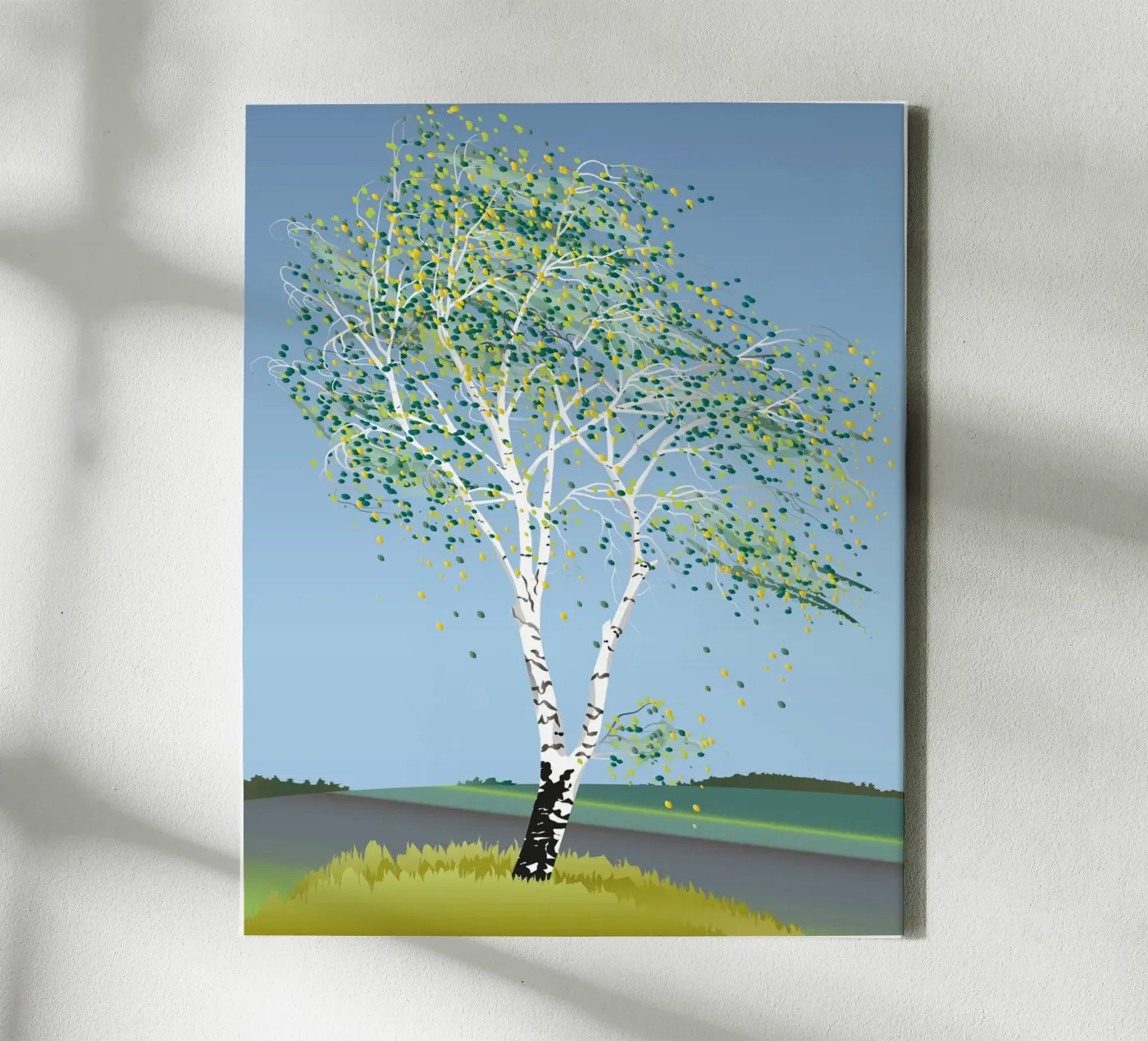 epic tree leaf canvas by scoten