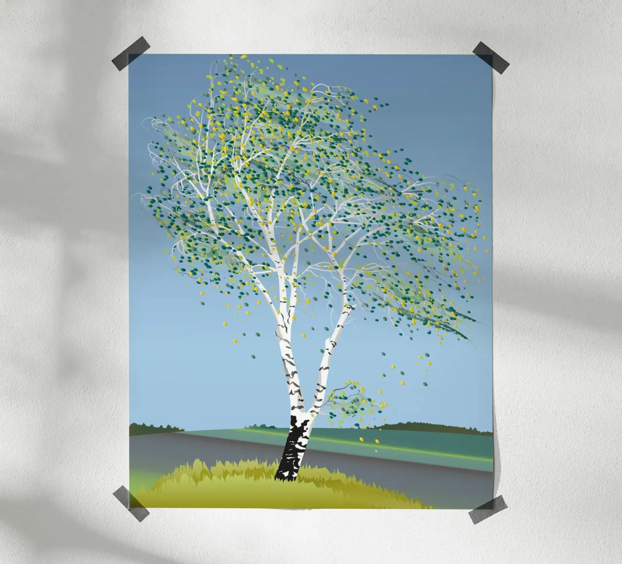 epic tree leaf carta hahnemühle da scoten