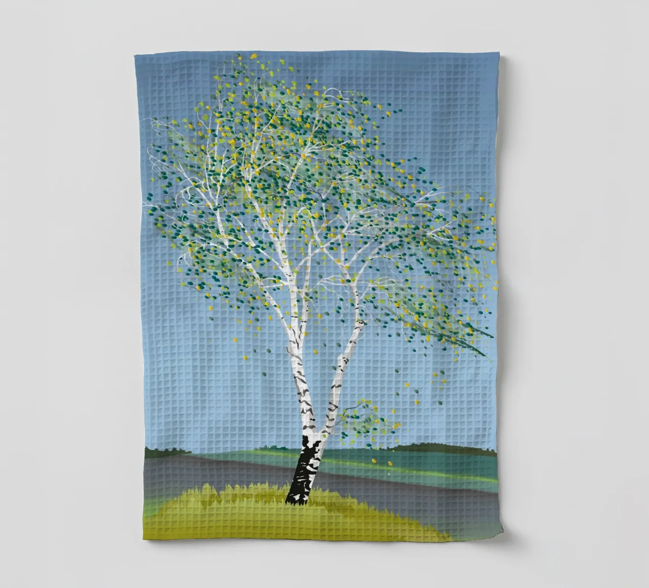 epic tree leaf Geschirrtuch von scoten