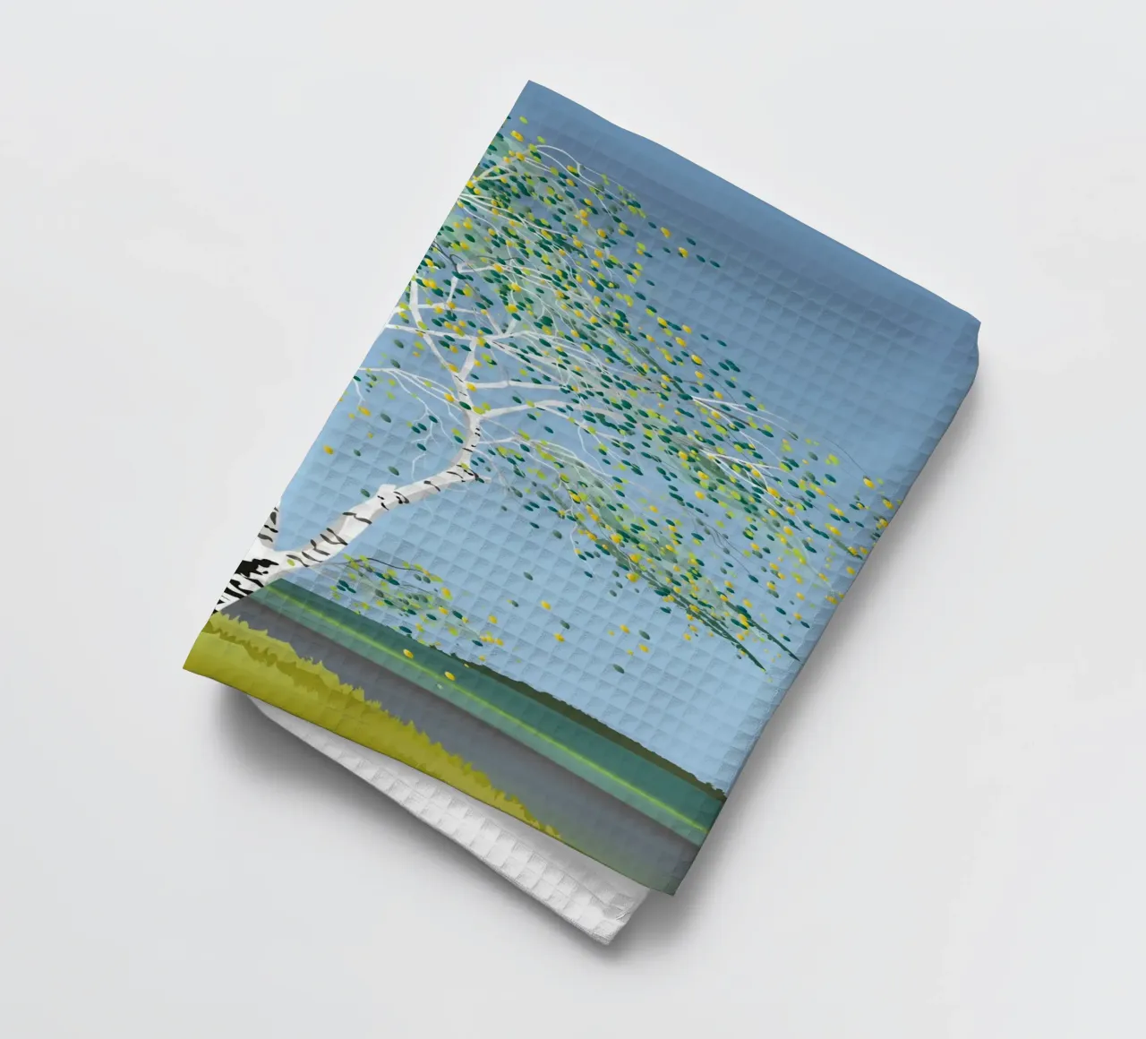 epic tree leaf Geschirrtuch von scoten